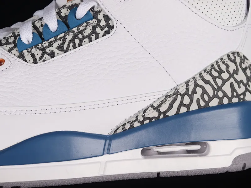 All categories Air Jordan Jordan series basketball shoes Air Jordan 3 foreign trade version Air Jordan Retro AJ3 Joe 3 White and Blue Wizards CT8532-148